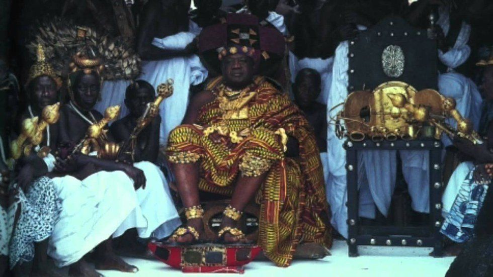 Uniting Cultures-The Golden Stool And Victory Stele Of Naram-Sin