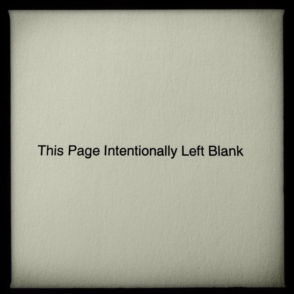 A Blank Page