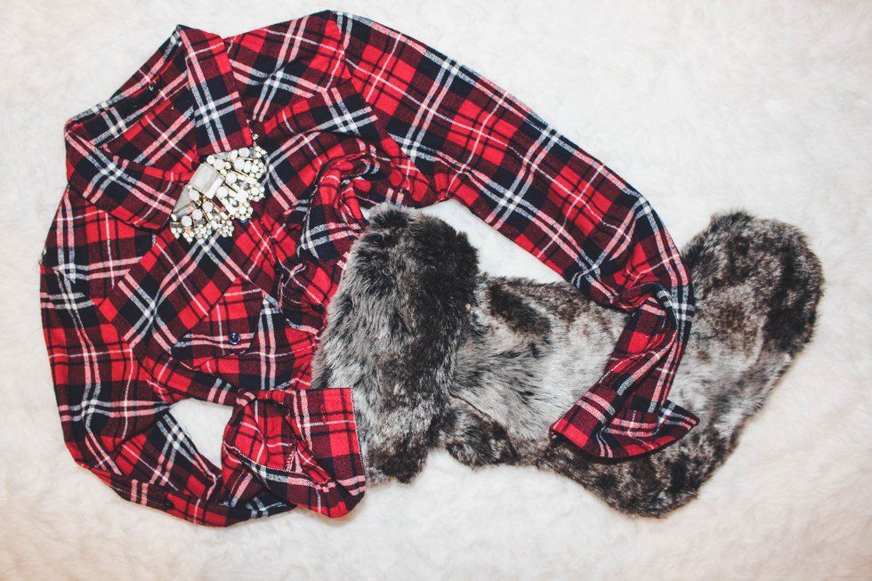 4 Ways To Wear Red Plaid This Winter