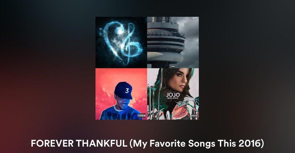 FOREVER THANKFUL (My Favorite Songs This 2016)