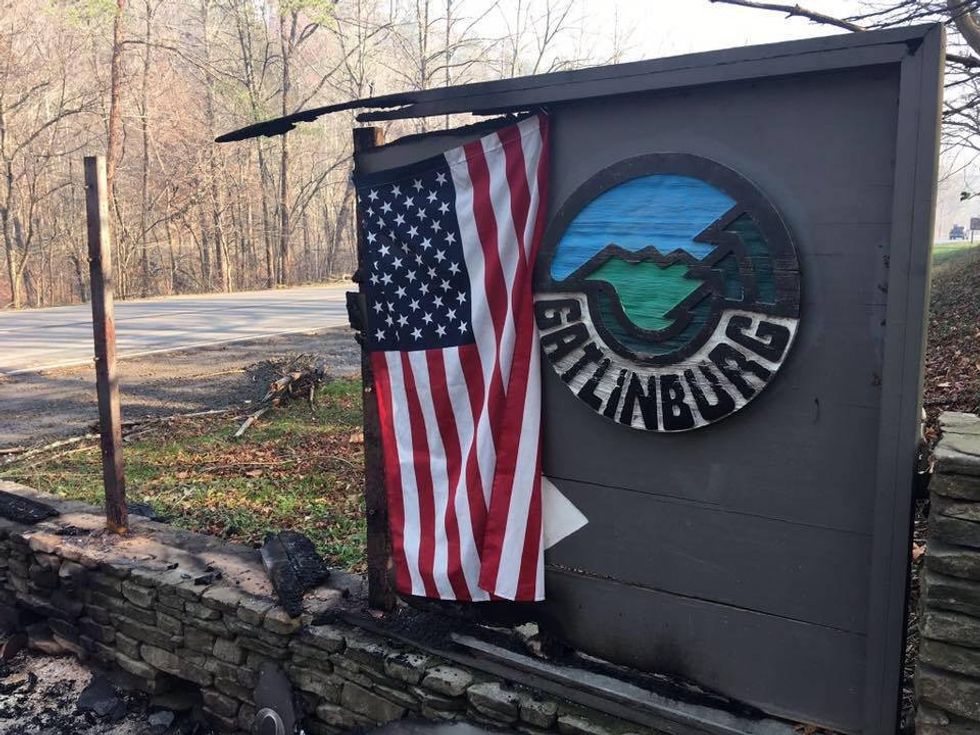 Proudly A Tennesee Volunteer After The Gatlinburg Fire