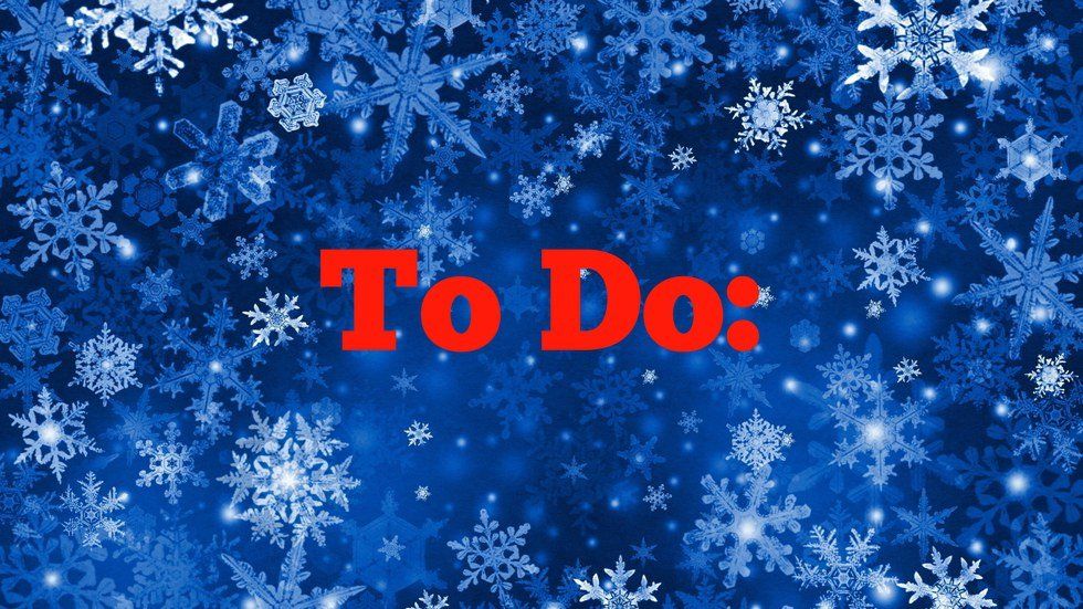 The College Students' Winter Break To-Do List