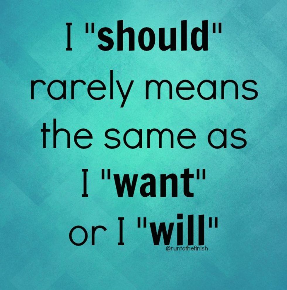 How Your Insecurities Aren't Your Fault, And Why I Don't Like The Word "Should"