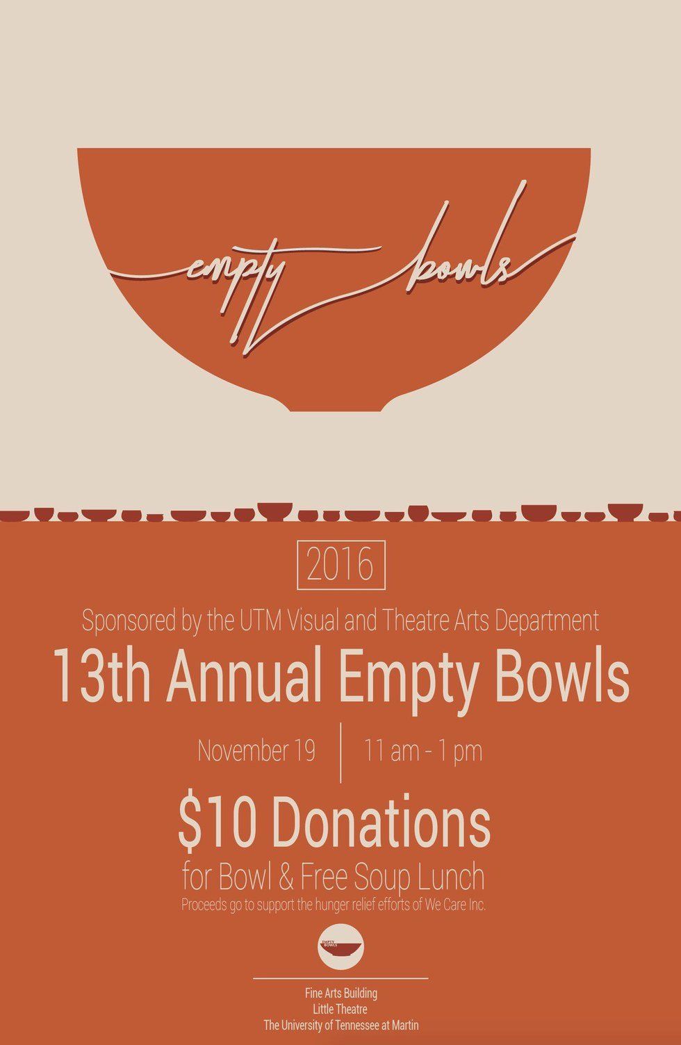 The 13th Annual Empty Bowls