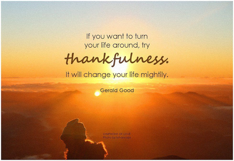 Thankfulness