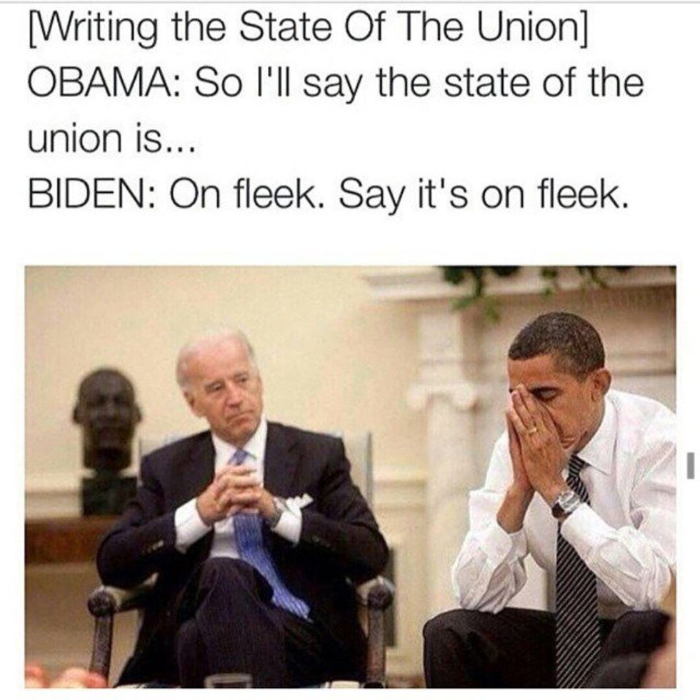 Obama and Biden Process the Election News