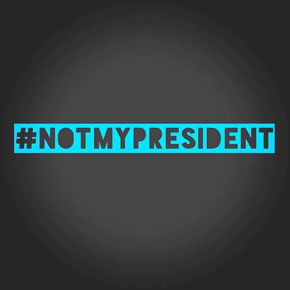 #NotMyPresident