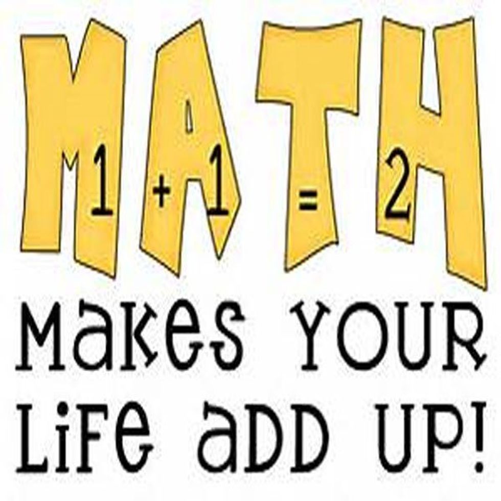 Math is all around us everyday and it comes in ways we don't always expect