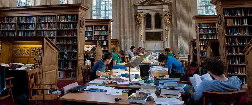 The 5 Stages of Looking for a Seat at the Library