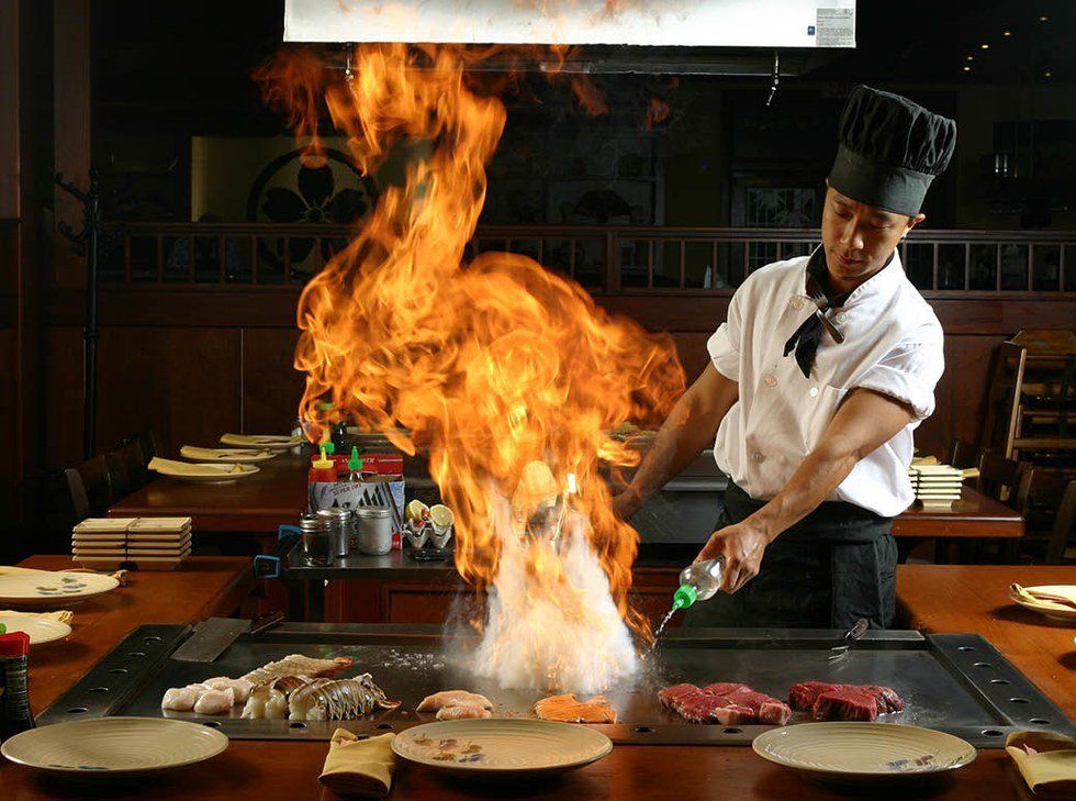 What It's Like Going to a Hibachi Restaurant