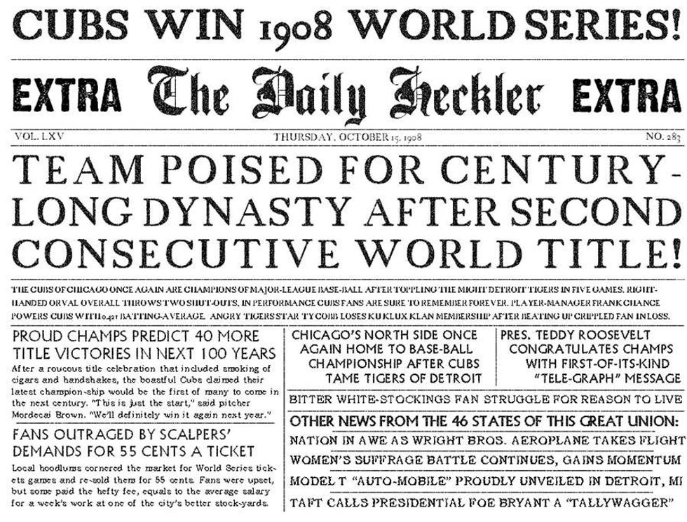 What's Changed Since the Cubs Last World Series Win?