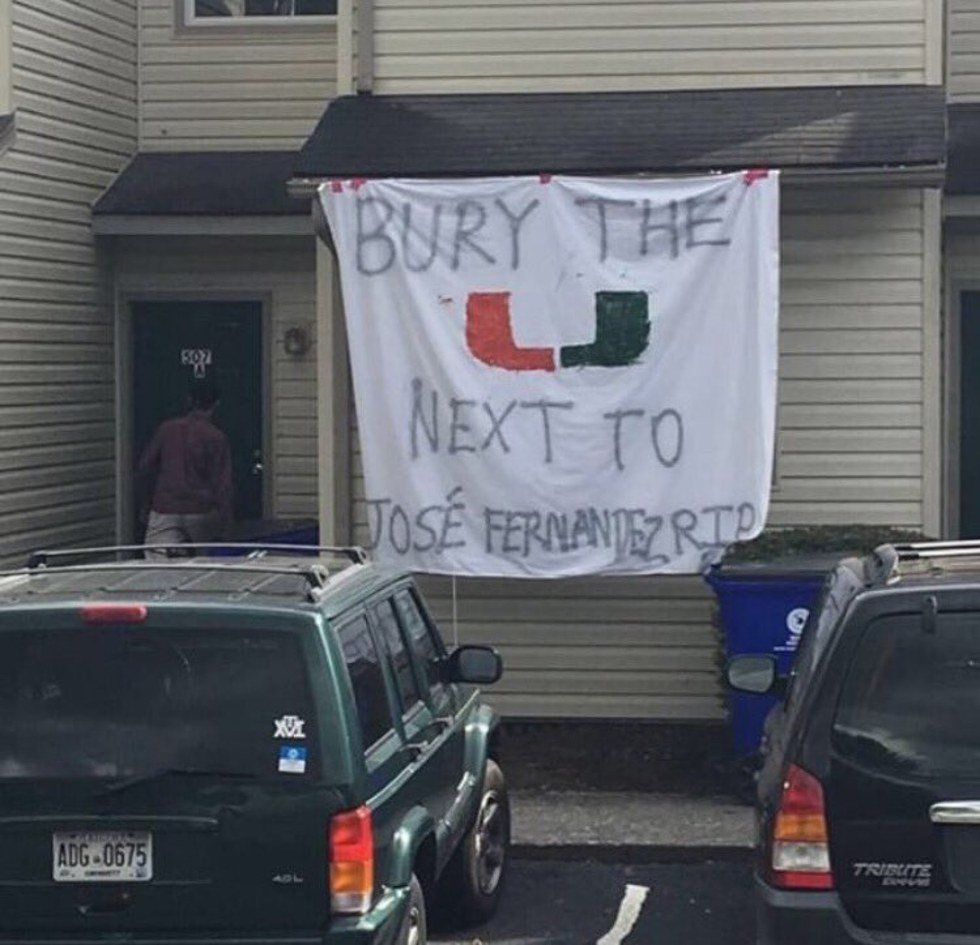 Virgnia Tech Fans Go Too Far With This Banner