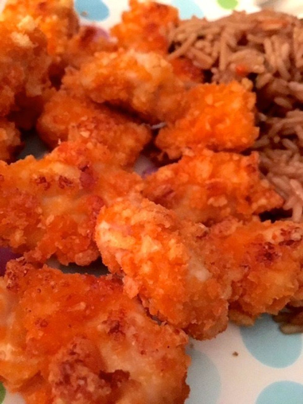 DIY Cheetos Crusted Popcorn Chicken