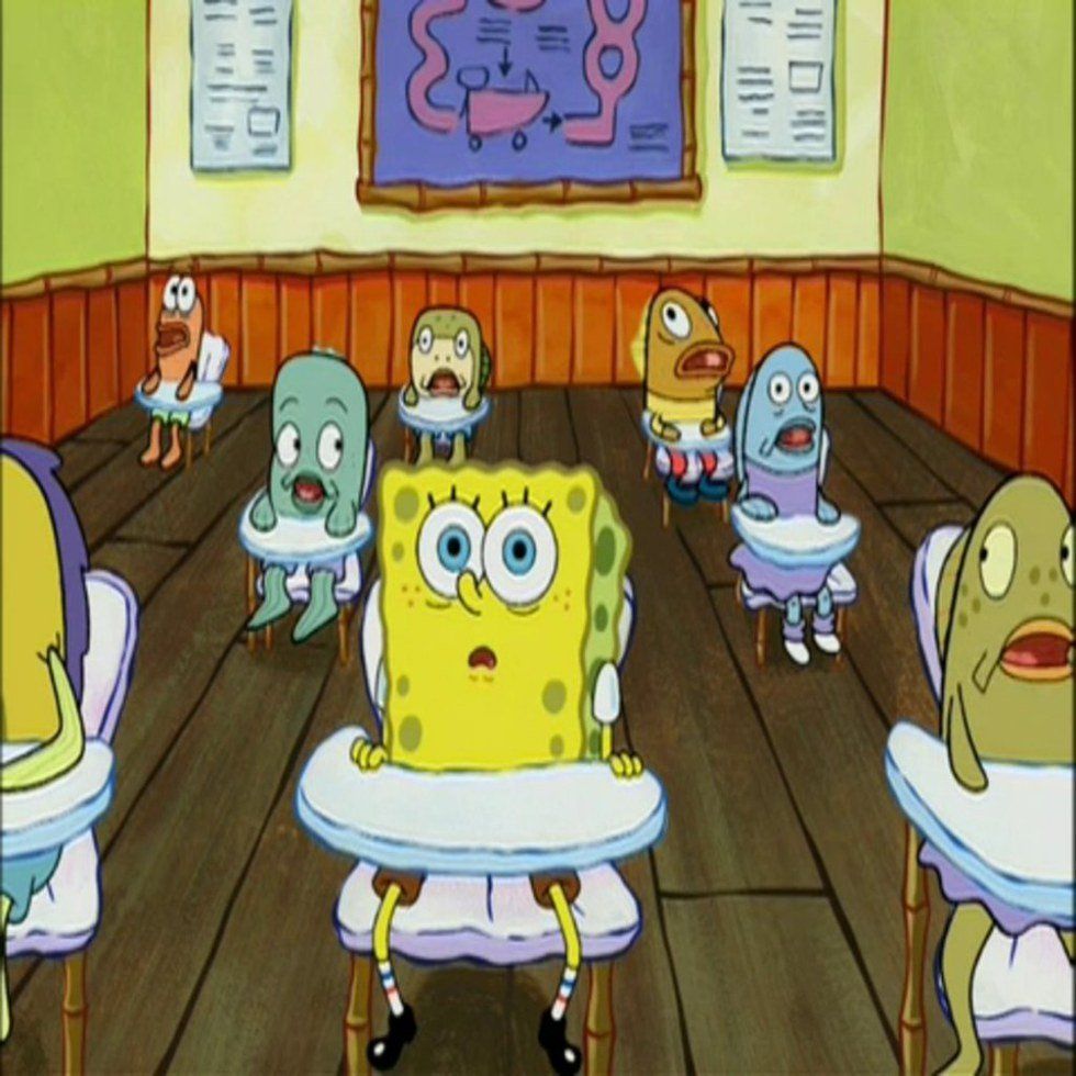 10 Moments Spongebob Squarepants Described The Life Of A College Student