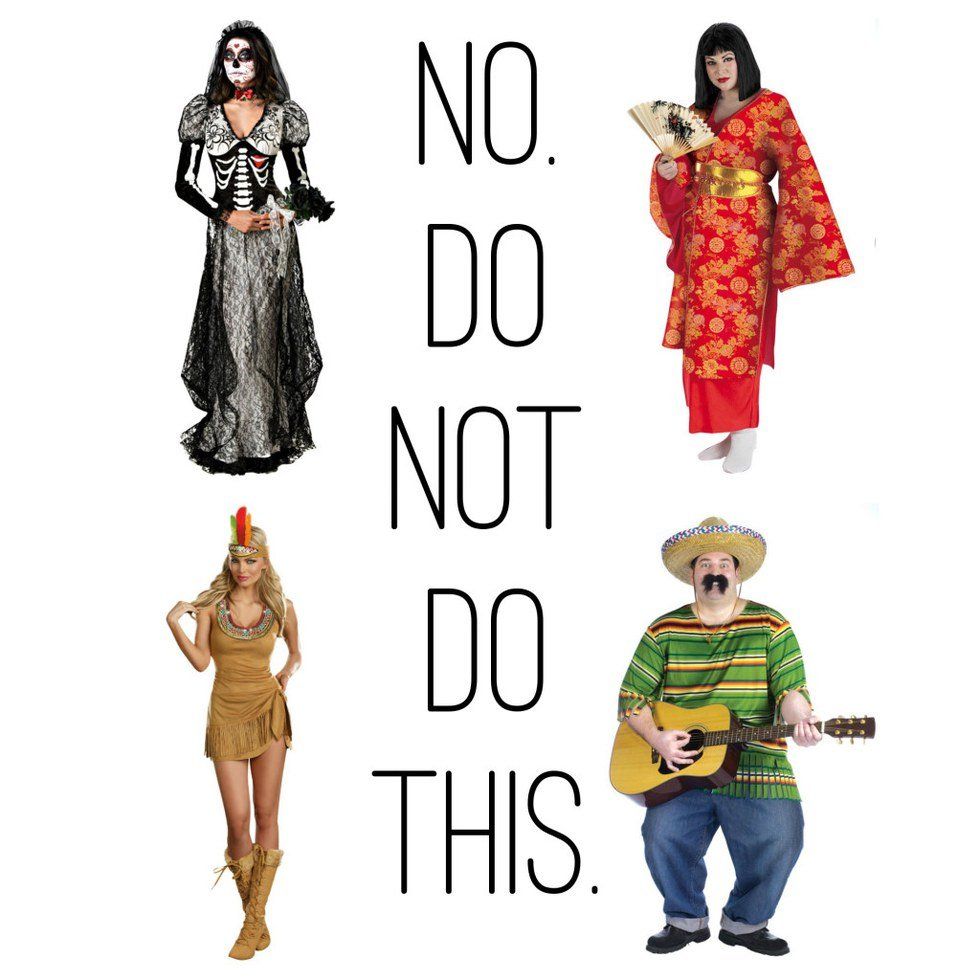 Don't Dress Up As These Offensive Halloween Costumes