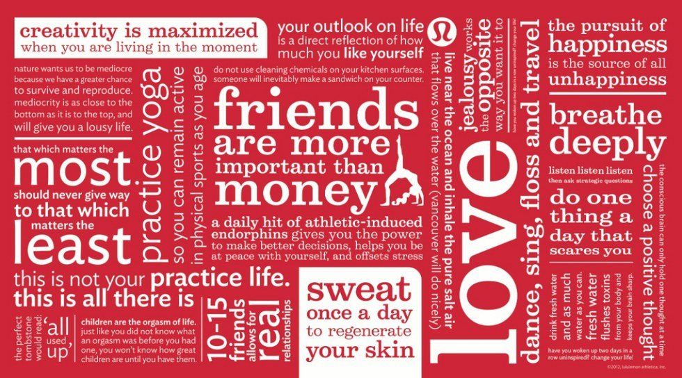 Lululemon Has Optimized And Revolutionized The Idea Of Mission Statements