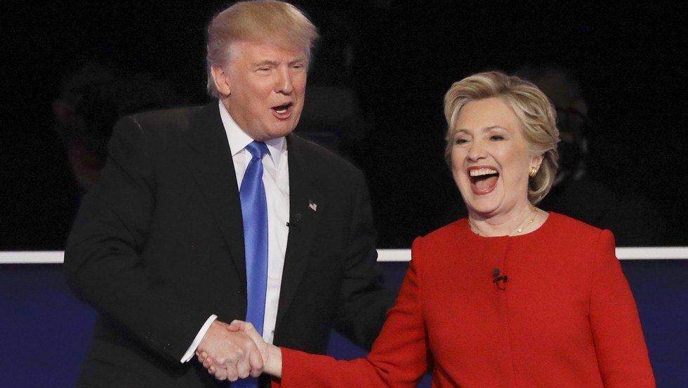 The View From The Plemmons Student Union On Monday Night's Presidential Debate