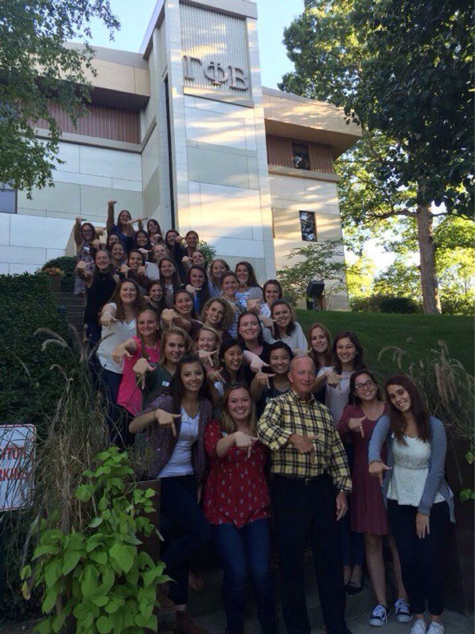 Mitch Daniels Meets Gamma Phi Beta