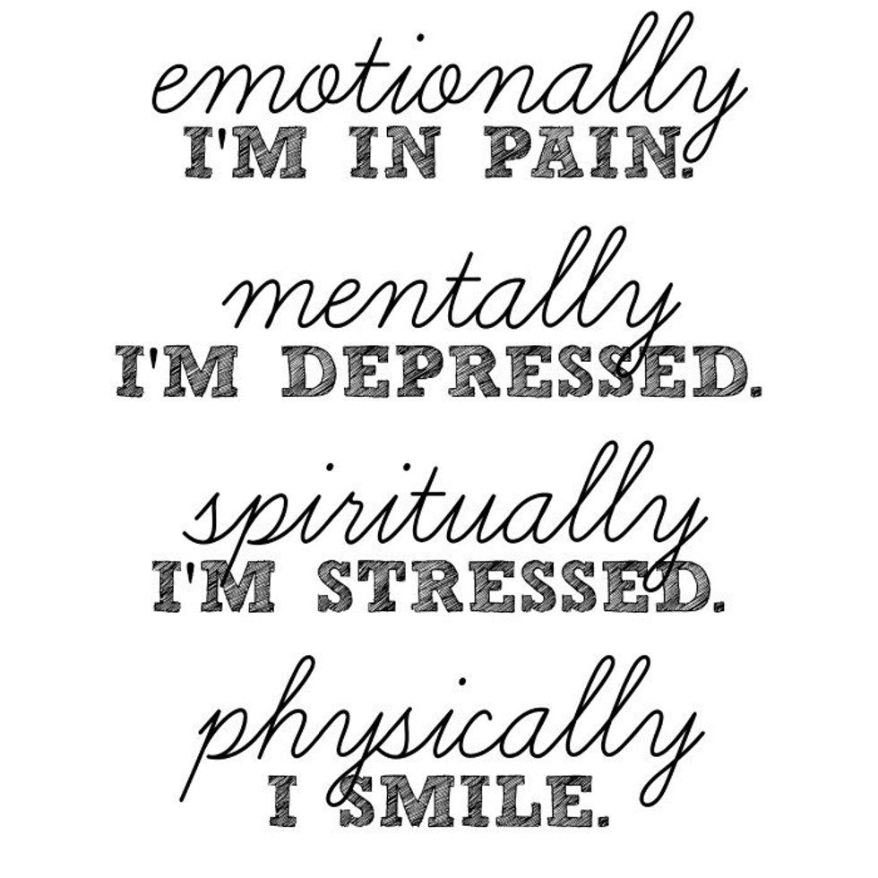 Depression is real...I know, because I currently am dealing with it.