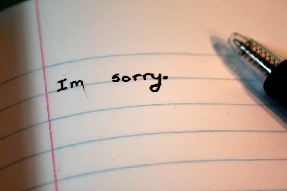 A Open Letter to Anyone I've Ever Hurt