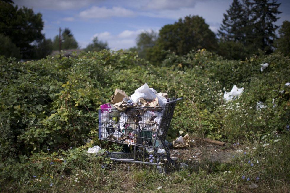 The Homeless Population is Growing: Portland Mayor Helps Clean Up Public Trail