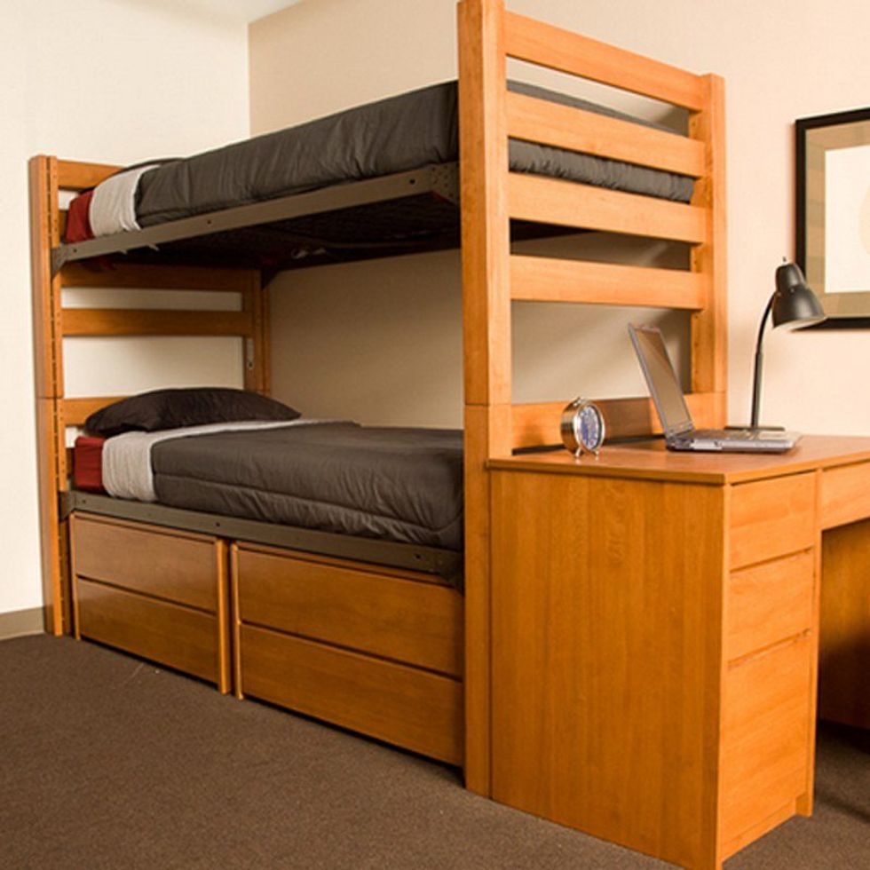 A Dorm Room Made For Two Plus One More