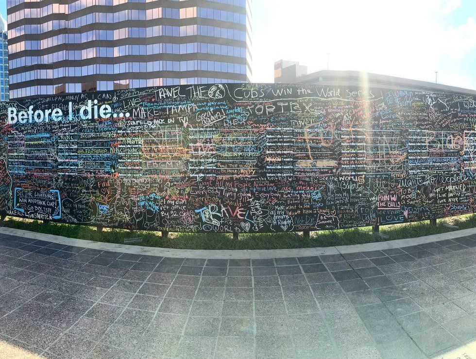 "Before I Die..." Wall Comes to Life in Tampa, Florida