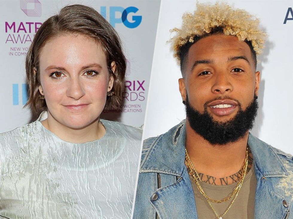 Lena Dunham Faces Backlash For "Strange" Comments on Odell Beckham Jr.