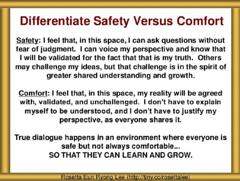 Safe Spaces Versus Brave Spaces