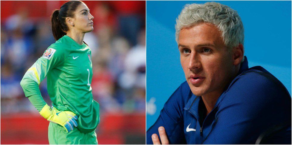 Hope Solo And Ryan Lochte: Equal Punishment For Equal Mistakes?