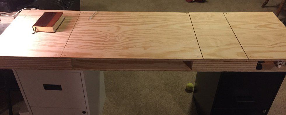 DIY Plywood Desk