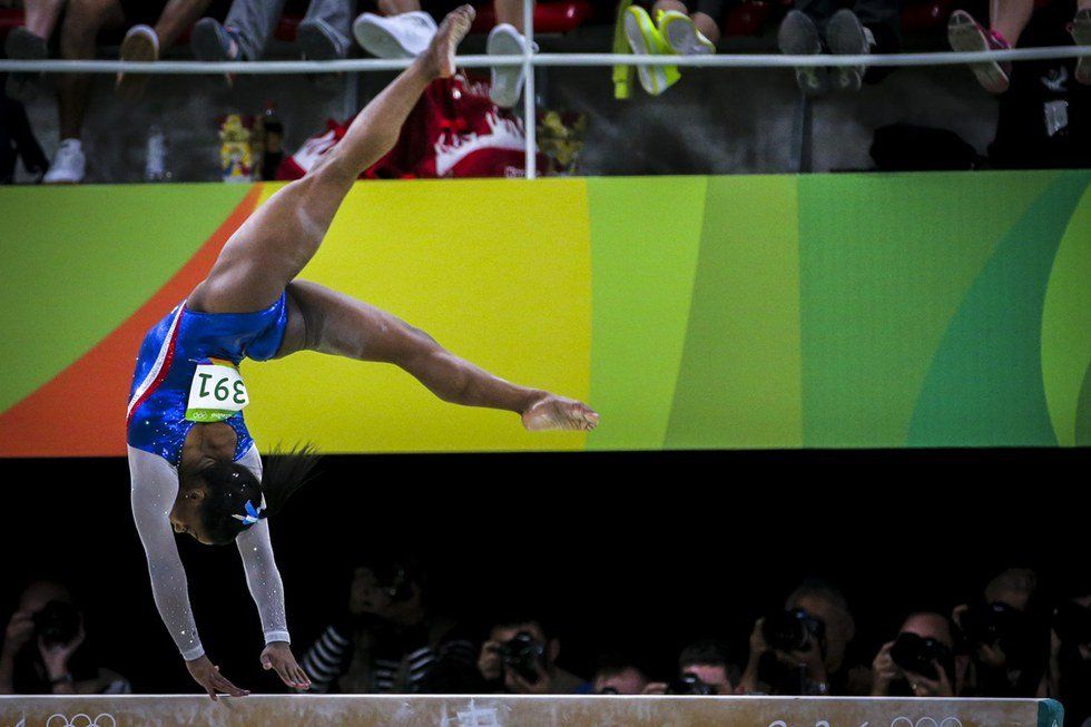 Simone Biles Wins Women's All-Around