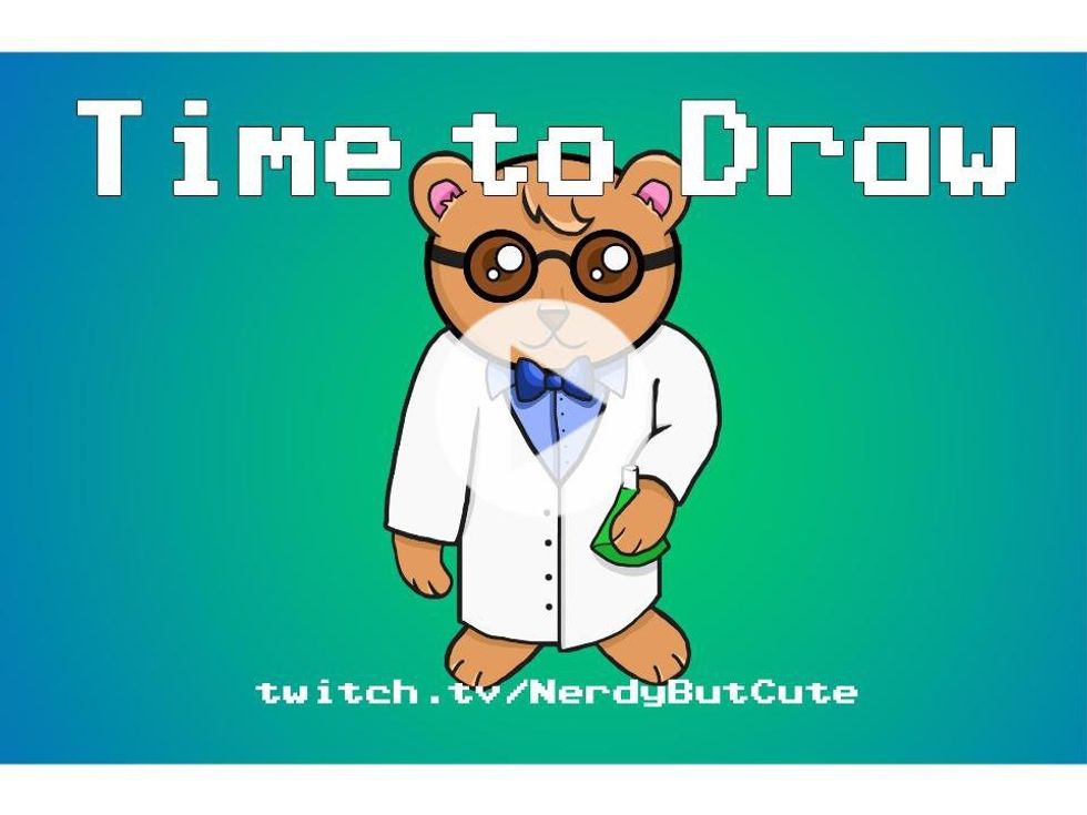 Time to Draw: Cute Scientist Bear