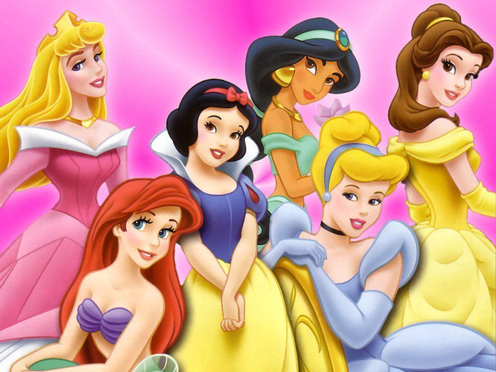 Disney Princesses:  Old vs. New