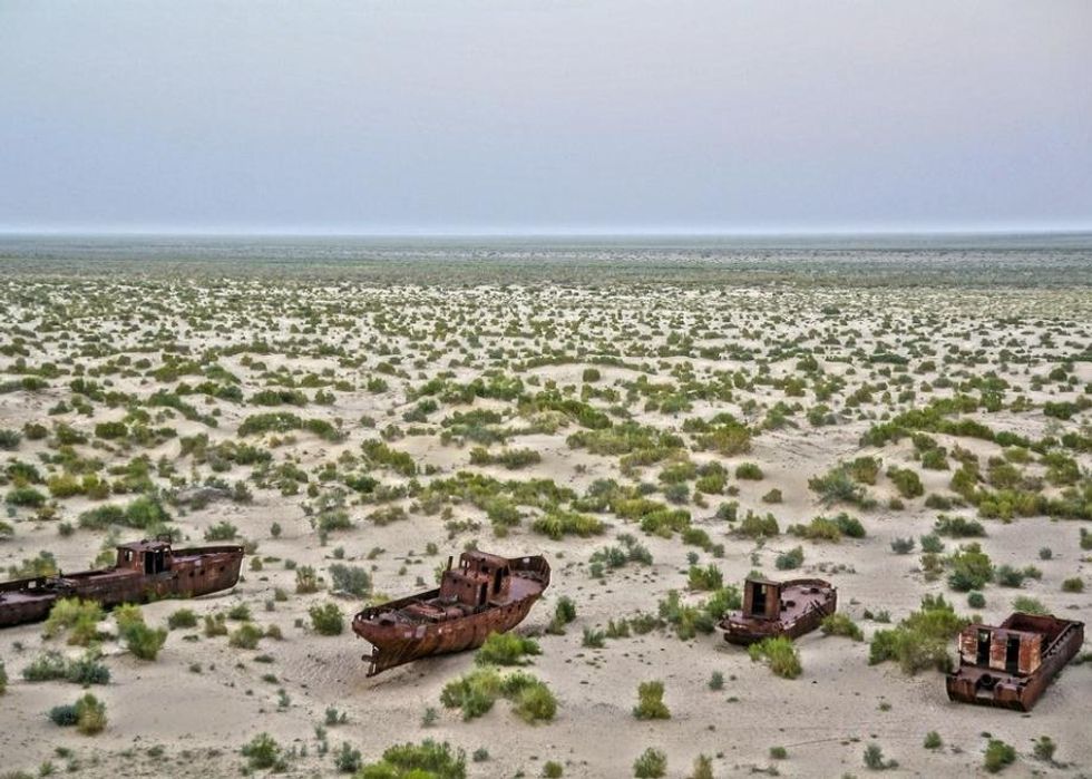 How The Aral Sea Became A Puddle