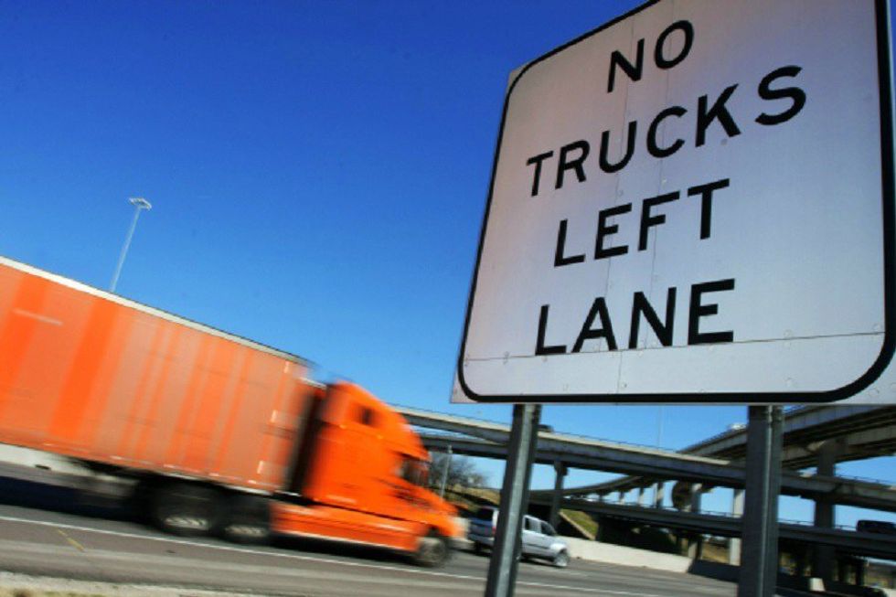 An Open Letter To The Truck Driver In The Left Lane