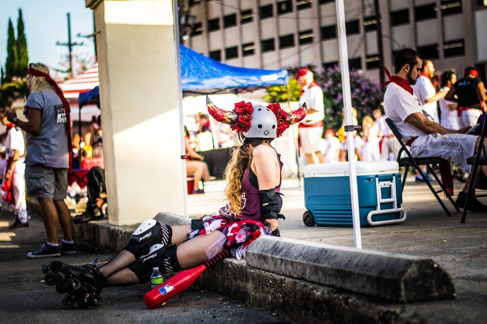 Batters Up For "The Running Of The Bulls" in New Orleans