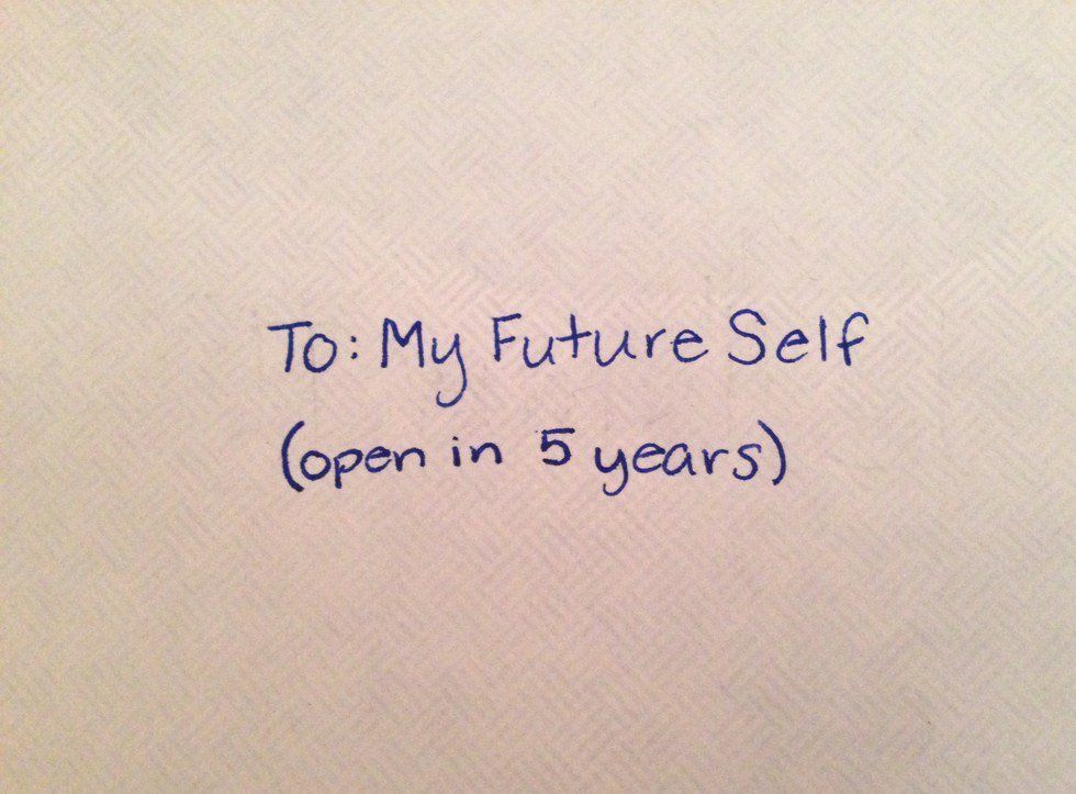 A Letter To Myself In 5 Years