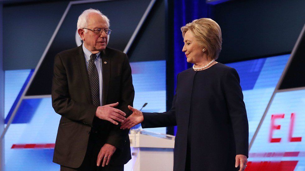 Bernie Sanders Endorses Hillary Clinton... Sort Of...