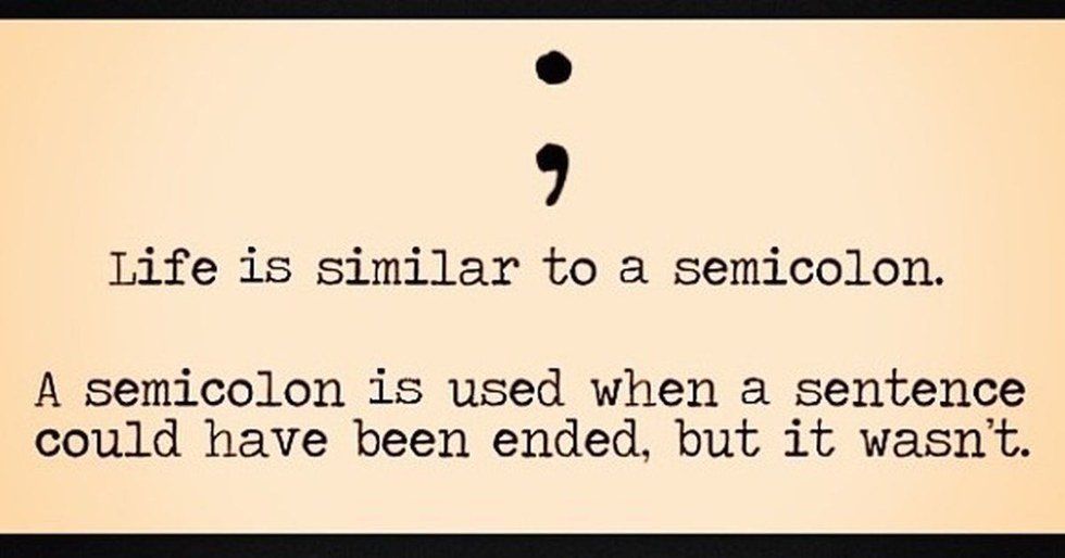 Why I'm Getting A Semicolon Tattoo