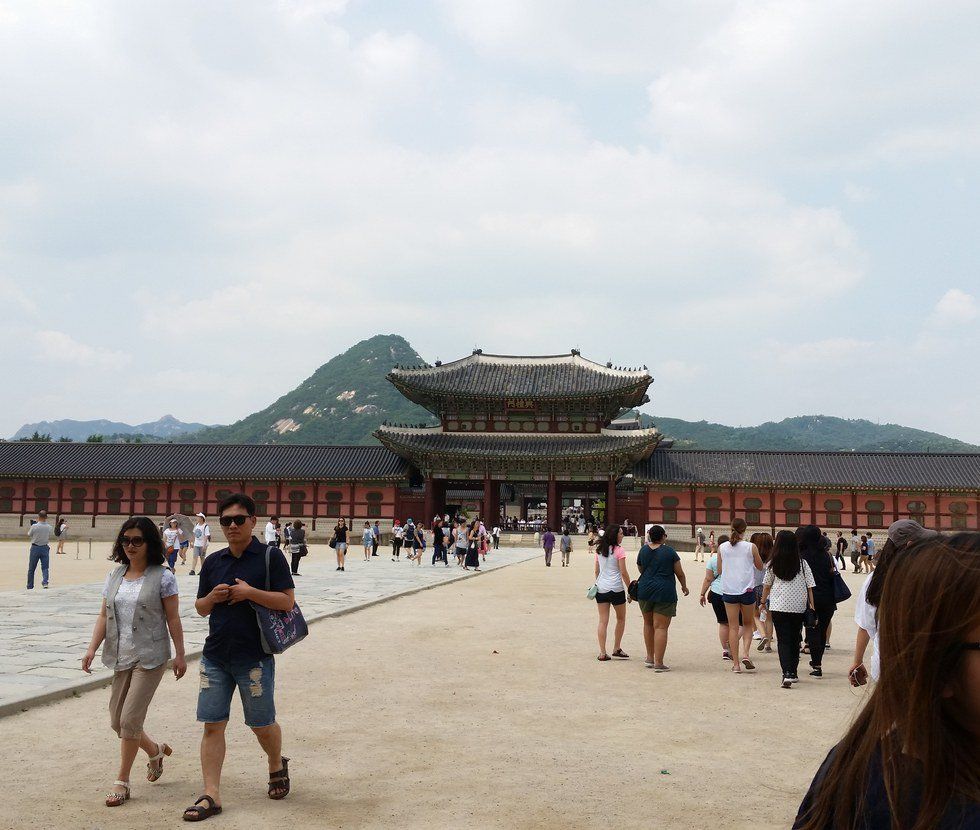 An American In Gyeonbokgung Palace