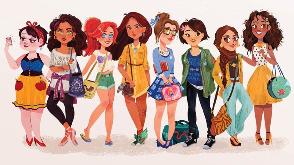 10 Disney Princesses As Modern-Day Girls