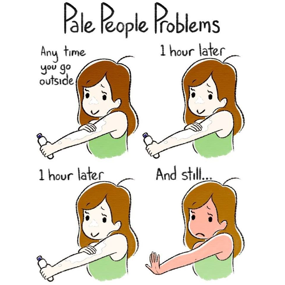 #PalePeopleProblems