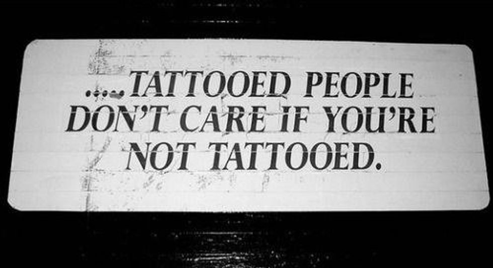 An Open Letter To People Who Hate Tattoos