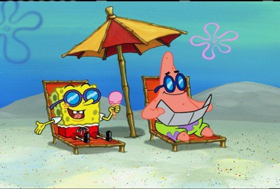 5 Stages Of Going Home For Summer, As Told By Spongebob