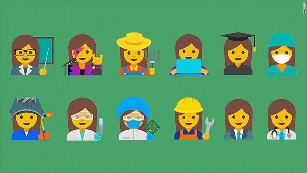 Who Runs the World? Working Girl Emojis