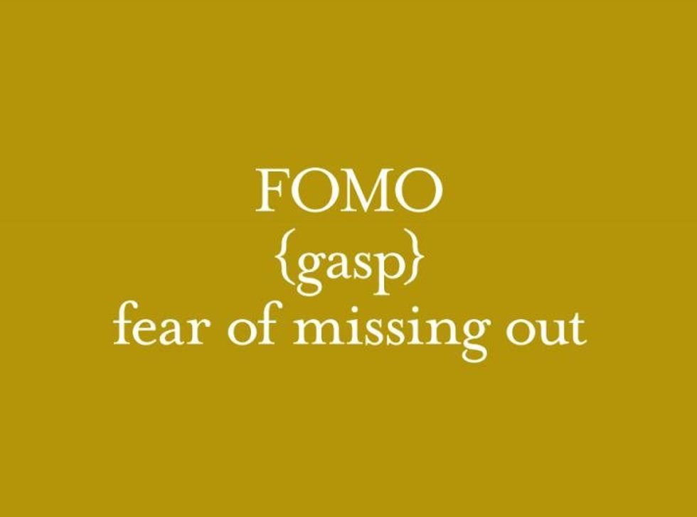 How I Cured My FOMO