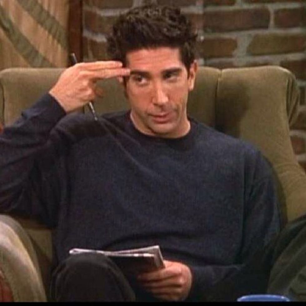 Finals Week Told by Ross Geller