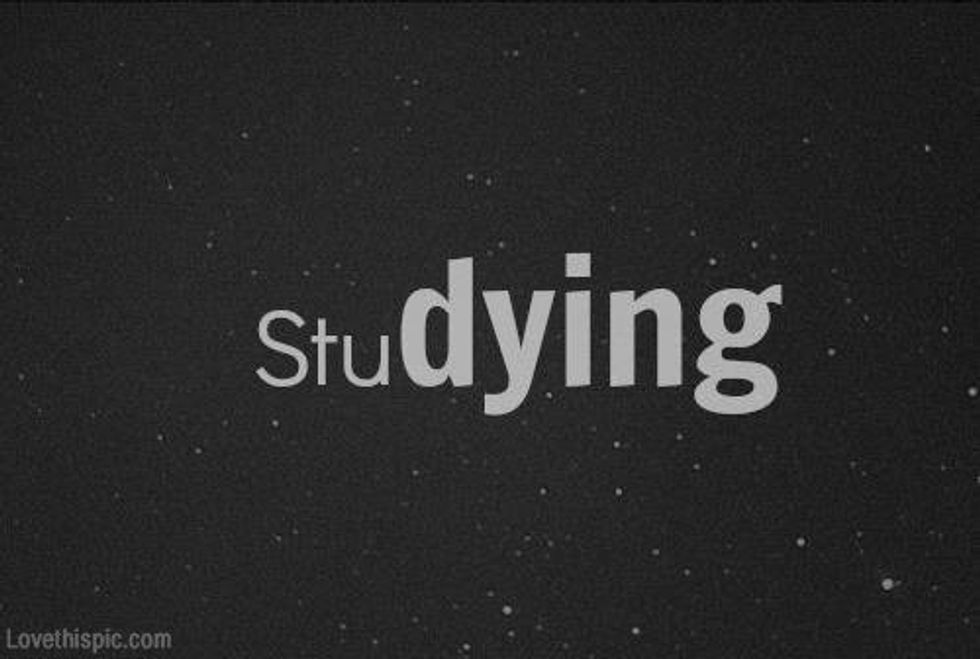 Expectations Vs Reality Of Studying For Finals