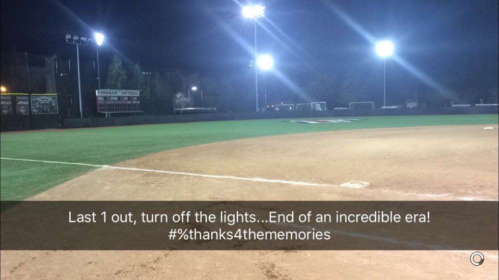 A Lesson From Softball Senior Day